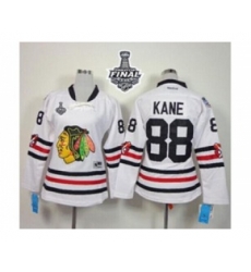 women nhl jerseys chicago blackhawks #88 kane white[2015 winter classic][2015 stanley cup]