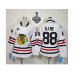 women nhl jerseys chicago blackhawks #88 kane white[2015 winter classic][2015 stanley cup]