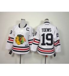 NHL Youth chicago blackhawks #19 Jonathan Toews white jerseys(2015 new classic)