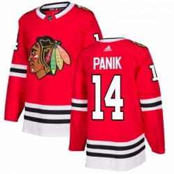 Youth Adidas Chicago Blackhawks 14 Richard Panik Authentic Red Home NHL Jersey 