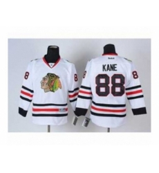 Youth Chicago Blackhawks 88# Kane White Jerseys