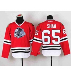 youth nhl jerseys chicago blackhawks #65 shaw red-1[the skeleton head]