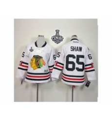 youth nhl jerseys chicago blackhawks #65 shaw white[2015 winter classic][2015 stanley cup]