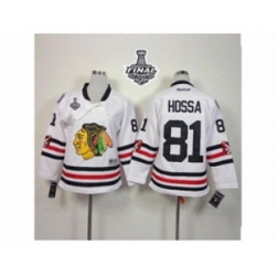 youth nhl jerseys chicago blackhawks #81 hossa white[2015 winter classic][2015 stanley cup]