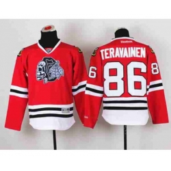 youth nhl jerseys chicago blackhawks #86 teravainen red-1[the skeleton head]