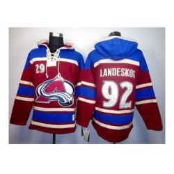 NHL Jerseys Colorado Avalanche #92 landeskog red-blue[pullover hooded sweatshirt]