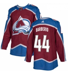 Youth Adidas Colorado Avalanche 44 Mark Barberio Premier Burgundy Red Home NHL Jersey 