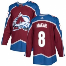 Youth Adidas Colorado Avalanche 8 Cale Makar Burgundy Home Authentic Stitched NHL Jersey