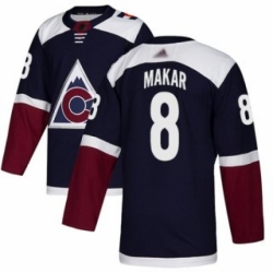 Youth Adidas Colorado Avalanche 8 Cale Makar Navy Alternate Authentic Stitched NHL Jersey