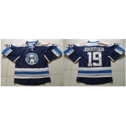 Columbus Blue Jackets #19 Ryan Johansen Navy Blue Alternate Stitched NHL Jersey
