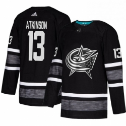Mens Adidas Columbus Blue Jackets 13 Cam Atkinson Black 2019 All Star Game Parley Authentic Stitched NHL Jersey 
