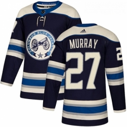 Youth Adidas Columbus Blue Jackets 27 Ryan Murray Authentic Navy Blue Alternate NHL Jersey 