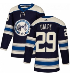 Youth Adidas Columbus Blue Jackets 29 Zac Dalpe Authentic Navy Blue Alternate NHL Jersey 