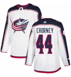 Youth Adidas Columbus Blue Jackets 44 Taylor Chorney Authentic White Away NHL Jersey 