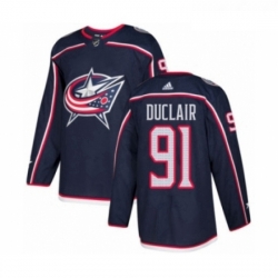 Youth Adidas Columbus Blue Jackets 91 Anthony Duclair Authentic Navy Blue Home NHL Jersey 