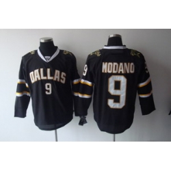 Dallas Stars 9 Mike Modano Black Color Jerseys