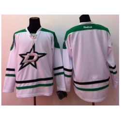 Dallas Stars Blank White Stitched NHL Jersey