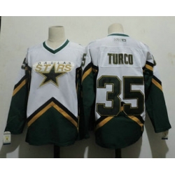 Men Dallas Stars 35 MARTY TURCO 2003 CCM Throwback Home NHL Jersey