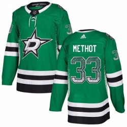 Mens Adidas Dallas Stars 33 Marc Methot Authentic Green Drift Fashion NHL Jersey 