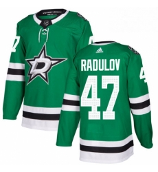 Mens Adidas Dallas Stars 47 Alexander Radulov Premier Green Home NHL Jersey 
