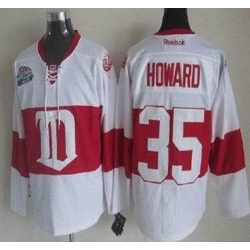 Detroit Red Wings 35 Jimmy Howard White Winter Classic NHL Jersey