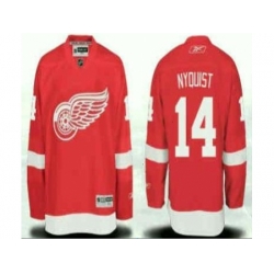 NHL Jerseys Deroit Red Wings #14 Nyquist CCM Red Throwback Jerseys