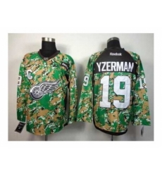 NHL Jerseys Detroit Red Wings #19 Yzerman camo[patch C]