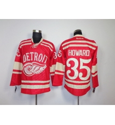 NHL Jerseys Detroit Red Wings #35 Jimmy Howard red(2014 winter classic)
