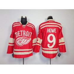 NHL Jerseys Detroit Red Wings #9 howe red(2014 winter classic)