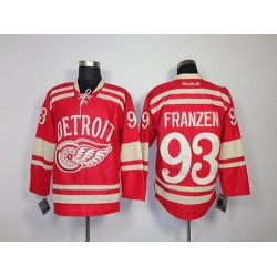 NHL Jerseys Detroit Red Wings #93 Johan Franzen red(2014 winter classic)