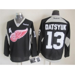 NHL detroit red wings #13 datsyuk black jerseys