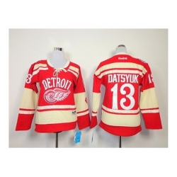 Women NHL Jerseys Detroit Red Wings #13 datsyuk red[2014 winter classic]