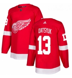 Youth Adidas Detroit Red Wings 13 Pavel Datsyuk Authentic Red Home NHL Jersey 
