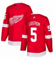 Youth Adidas Detroit Red Wings 5 Nicklas Lidstrom Premier Red Home NHL Jersey 