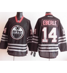 Edmonton Oilers 14 Jordan Eberle 2012 Black Jerseys