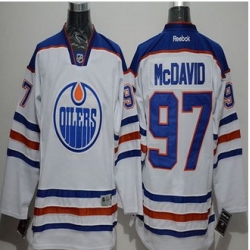 Edmonton Oilers #97 Connor McDavid White Stitched NHL Jersey