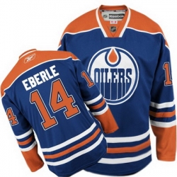 Edmonton Oilers Hockey Games Jerseys 14 Eberle Blue Color Jersey