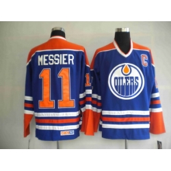 Hockey Jerseys Edmonton Oilers #11 MESSIEK Blue