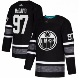 Mens Adidas Edmonton Oilers 97 Connor McDavid Black 2019 All Star Game Parley Authentic Stitched NHL Jersey 