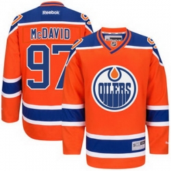 Mens Edmonton Oilers Connor McDavid Reebok Orange Alternate Premier Jersey