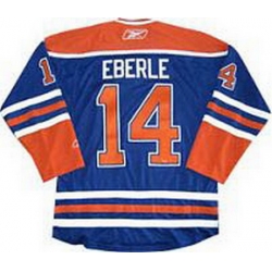 Youth Kids Edmonton Oilers #14 Jordan Eberle Jerseys LT blue
