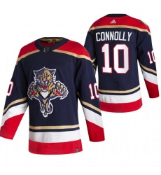 Men Florida Panthers 10 Brett Connolly Black Adidas 2020 21 Reverse Retro Alternate NHL Jersey