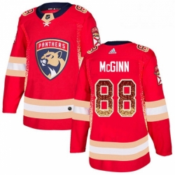Mens Adidas Florida Panthers 88 Jamie McGinn Authentic Red Drift Fashion NHL Jersey 