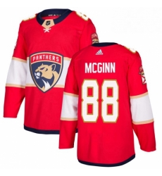 Mens Adidas Florida Panthers 88 Jamie McGinn Premier Red Home NHL Jersey 