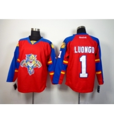 NHL Florida Panthers #1 Roberto Luongo Red Home Stitched Jerseys