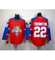 NHL Florida Panthers #22 Shawn Thornton Red Home Stitched Jerseys