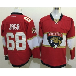 Panthers #68 Jaromir Jagr Red New Stitched NHL Jersey
