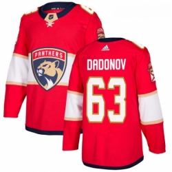 Youth Adidas Florida Panthers 63 Evgenii Dadonov Authentic Red Home NHL Jersey 