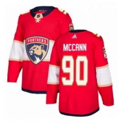 Youth Adidas Florida Panthers 90 Jared McCann Premier Red Home NHL Jersey 