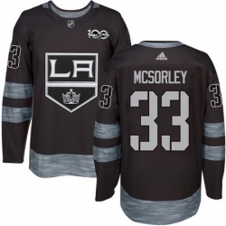 Kings #33 Marty Mcsorley Black 1917 2017 100th Anniversary Stitched NHL Jersey